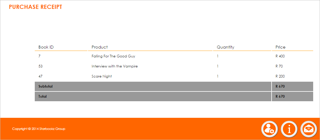 Purchase Receipt